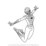 How to Draw Spider Girl from Ultimate Spider-Man