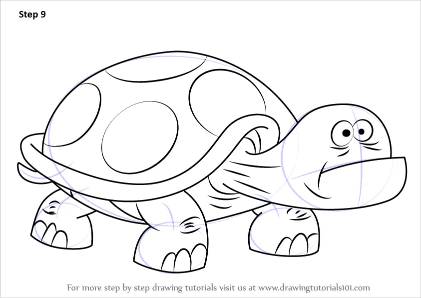 Learn How to Draw Dumb Turtle from Uncle Grandpa (Uncle Grandpa) Step ...