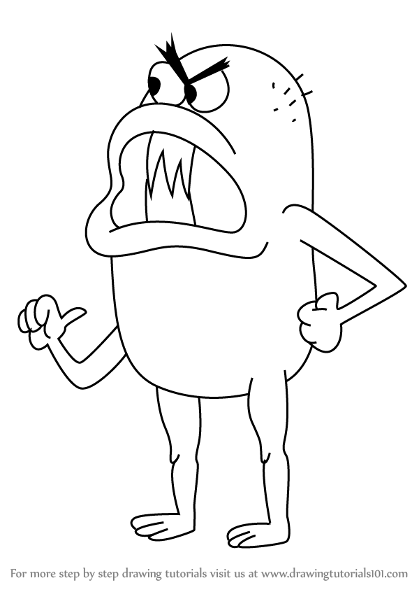 Learn How to Draw Ule Gapa from Uncle Grandpa (Uncle Grandpa) Step by