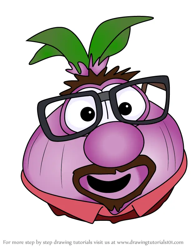 Learn How to Draw Bruce Onion from VeggieTales in the City (VeggieTales