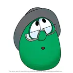 How to Draw Ma Grape from VeggieTales in the City