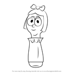 How to Draw Annie from VeggieTales