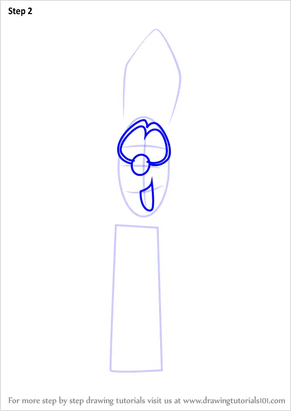 Learn How to Draw Dad Asparagus from VeggieTales (VeggieTales) Step by ...