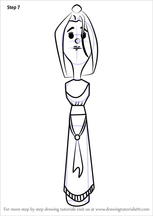 Learn How to Draw Esther from VeggieTales (VeggieTales) Step by Step