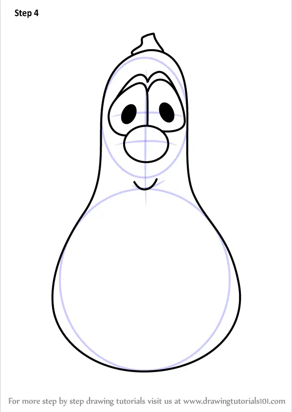 Learn How to Draw Jerry Gourd from VeggieTales (VeggieTales) Step by