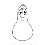 How to Draw Jerry Gourd from VeggieTales