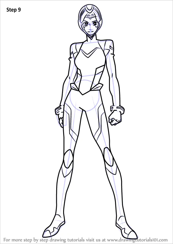 Learn How to Draw Allura with Helmet from Voltron - Legendary Defender ...