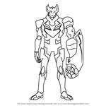 How to Draw Commander Sendak from Voltron - Legendary Defender