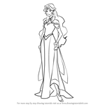 How to Draw Princess Allura from Voltron - Legendary Defender