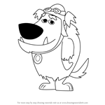 How to Draw Muttley from Wacky Races 2017