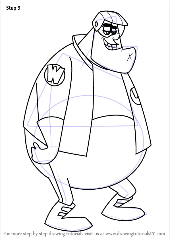 Step by Step How to Draw Peter Perfect from Wacky Races 2017 ...