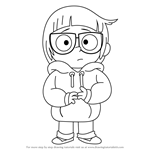 How to Draw Chloe Park from We Bare Bears