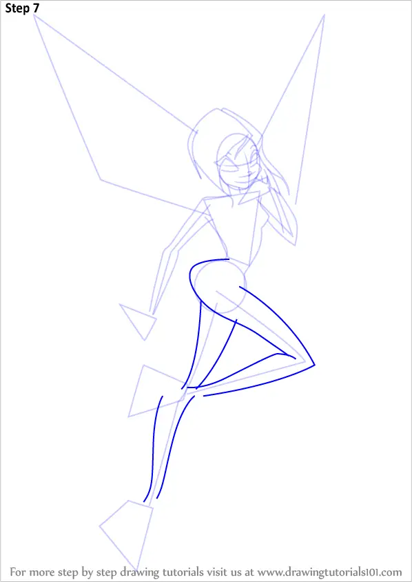 How To Draw Tecna From Winx Club Printable Step By Step Drawing Sheet Images And Photos Finder