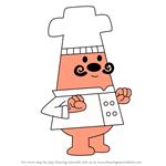 How to Draw Chef Fritz from Wow! Wow! Wubbzy!