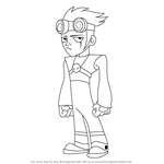 How to Draw Jack Spicer from Xiaolin Chronicles