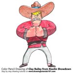How to Draw Clay Bailey from Xiaolin Showdown