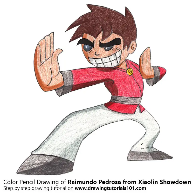 Raimundo Pedrosa from Xiaolin Showdown Color Pencil Drawing