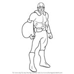How to Draw Guardian from Young Justice