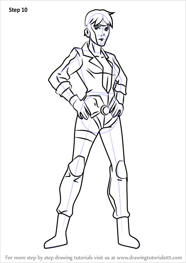 Step by Step How to Draw Rocket from Young Justice ...