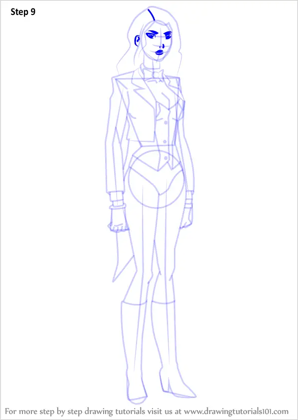 Learn How to Draw Zatanna from Young Justice (Young Justice) Step by ...