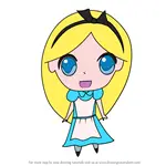 How to Draw Chibi Alice from Alice in Wonderland