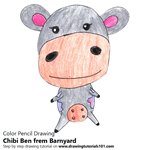 How to Draw Chibi Ben from Barnyard