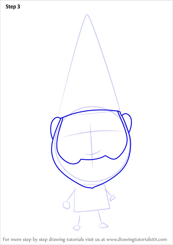 Step by Step How to Draw Chibi Benny From Gnomeo and Juliet ...