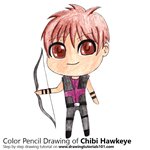How to Draw Chibi Hawkeye