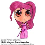 How to Draw Chibi Megara from Hercules