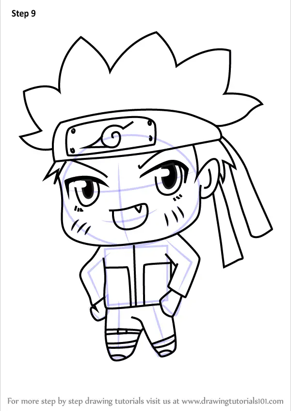 How to Draw Chibi Naruto Uzumaki. 
