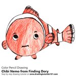 How to Draw Chibi Nemo from Finding Dory