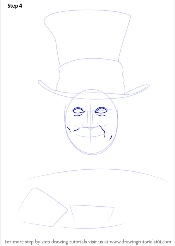 Learn How to Draw Mad Hatter (DC Comics) Step by Step : Drawing Tutorials