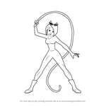 How to Draw Catwoman from DC Super Hero Girls