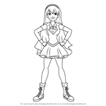 Learn How To Draw Supergirl From Dc Super Hero Girls Dc Super Hero Girls Step By Step Drawing Tutorials