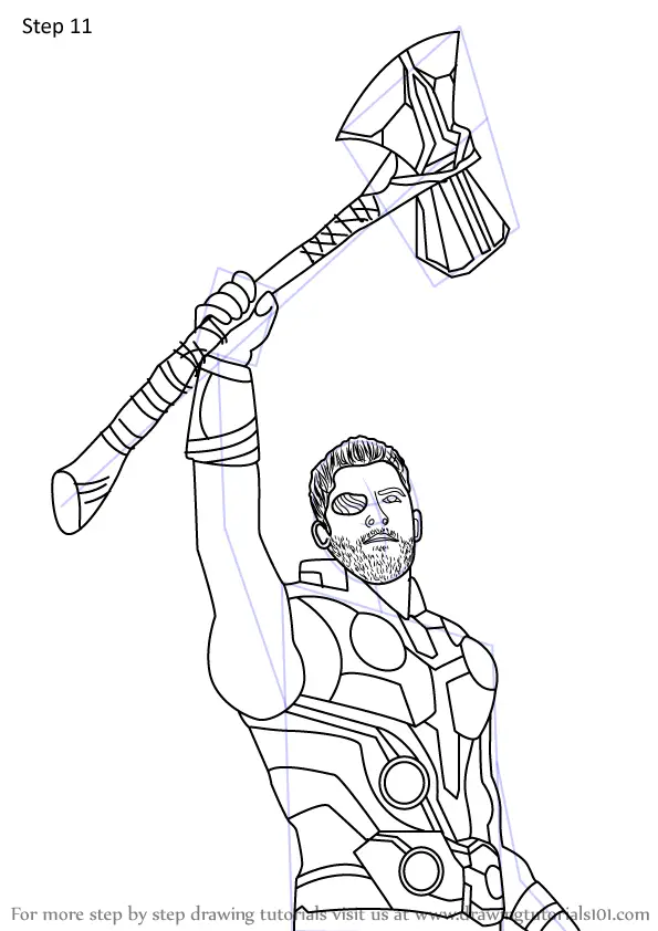 Featured image of post Stormbreaker Drawing Easy Thor Sketch With Stormbreaker Thor w mjolnir and stormbreaker sketch 11