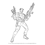 How to Draw The Punisher