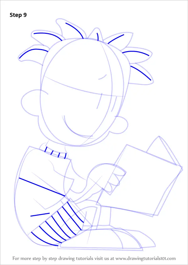 Learn How to Draw Nate Wright from Big Nate (Big Nate) Step by Step