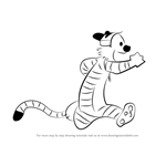 How to Draw Hobbes from Calvin and Hobbes