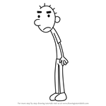 Learn How to Draw Rowley Jefferson from Diary of a Wimpy Kid (Diary of ...