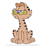 How to Draw Garfield's Mother from Garfield