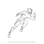 How to Draw Twisting Tiger from Supa Strikas