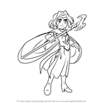How to Draw Jadina from The Legendaries