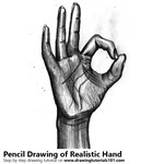 Realistic Hand Pencil Sketch
