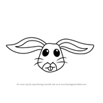 How to Draw a Rabbit Face for Kids