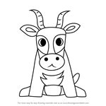 How to Draw an Antelope for Kids
