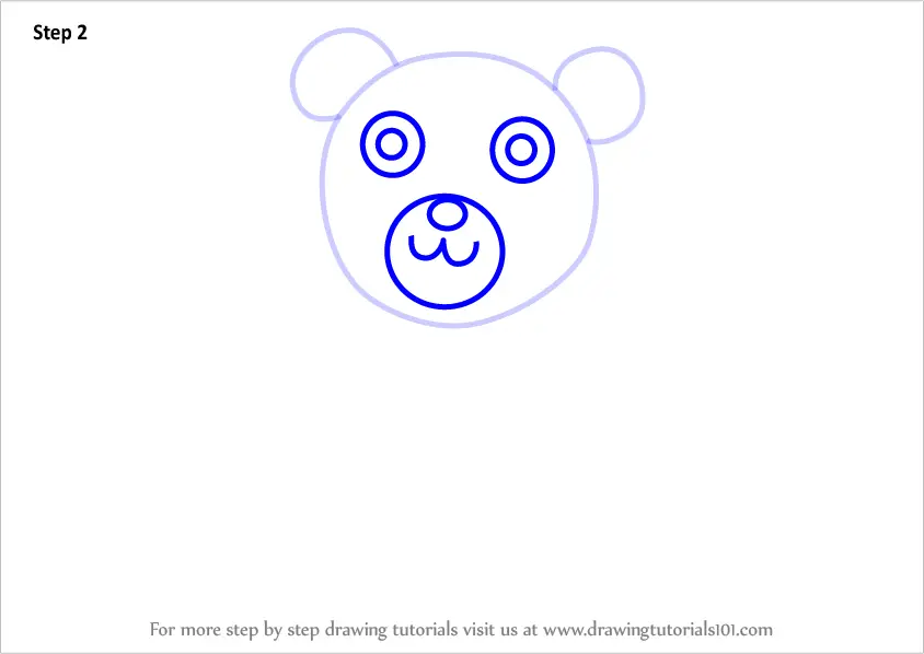 Learn How to Draw a Bear for Kids (Animals for Kids) Step by Step