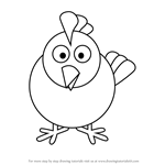 How to Draw Hen for Kids