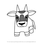 How to Draw an Oryx for Kids