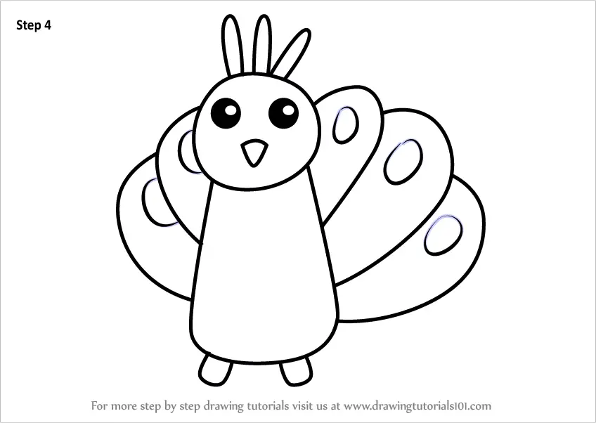 Learn How to Draw a Peacock for Kids Very Easy (Animals for Kids) Step by Step : Drawing Tutorials