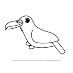 How to Draw a Raven Bird for Kids